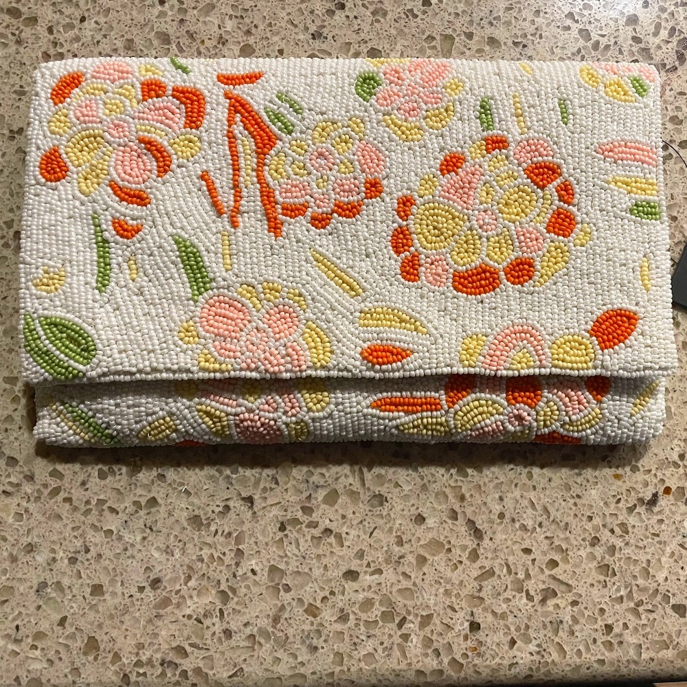 Lulus Multi Color Embroidered Clutch